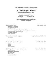 A little light music