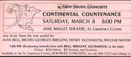 Continental countenance : [flyer]