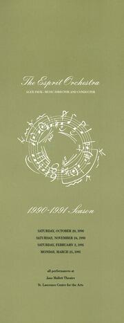 1990-1991 season : [brochure]