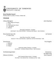 Brass chamber music