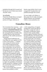 Chamber music series : Canadian brass