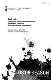Bach nuit : MacMillan Singers