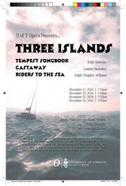 Three islands : Castaway ; Tempest songbook ; Riders to the sea