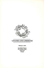 Litanies and limericks : [program]