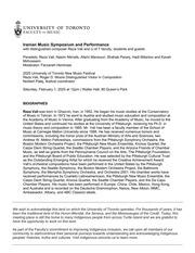 Iranian music symposium and performance