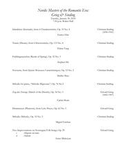 Nordic Masters of the Romantic era : Grieg and Sinding