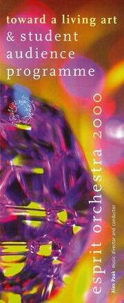 Toward a living art and student audience programme : [brochure]