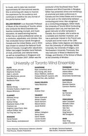 University of Toronto wind ensemble