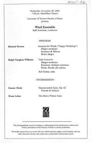 University of Toronto wind ensemble