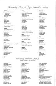 University of Toronto symphony orchestra