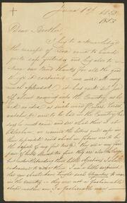 Letter from Joseph Augustine Arlidge to [John Arlidge]