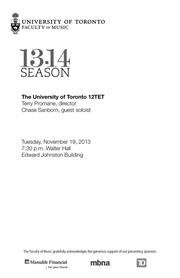 The University of Toronto 12tet