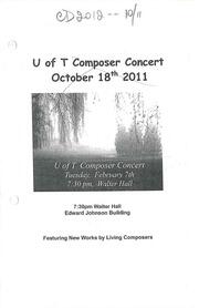 University of Toronto composer concert