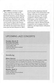 The University of Toronto jazz orchestras