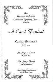 A carol festival