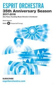 Esprit Orchestra 35th anniversary season : [brochure]