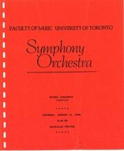 University of Toronto Symphony Orchestra
