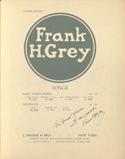 Messages / Frank H. Grey