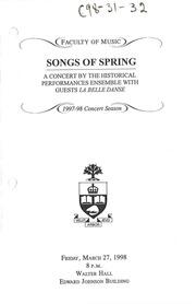 Songs of Spring