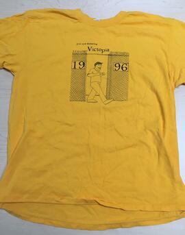 T-shirt, "You are entering Victopia" [orientation t-shirt]