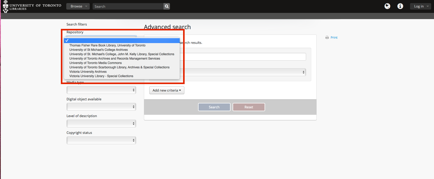 Advanced Repository